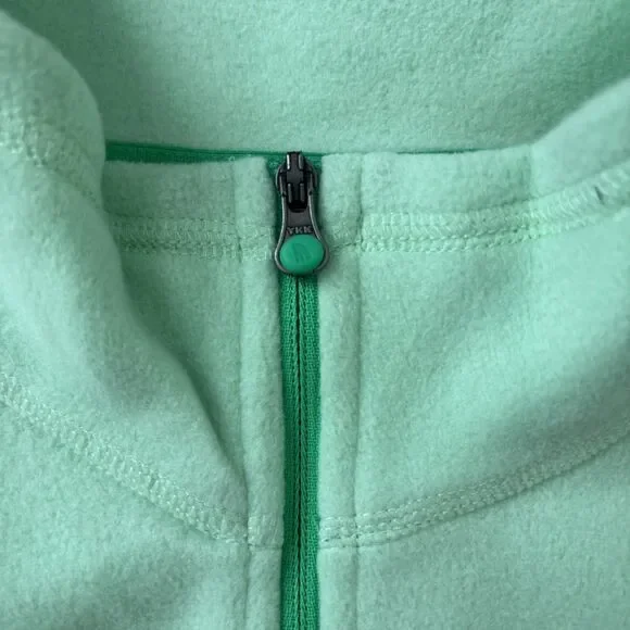 The North Face Women's Glacier 1/4 Zip Lightweight Fleece Pullover Size M Green - Picture 3 of 11